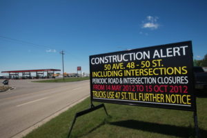 Construction Signs Edmonton