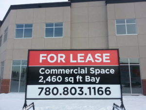 For Lease Signs Edmonton